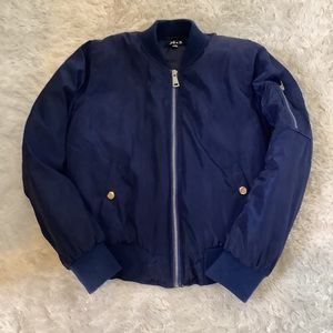 Navy bomber jacket
